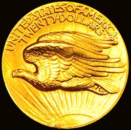 1907 HR $20 Gold Double Eagle CHOICE BU