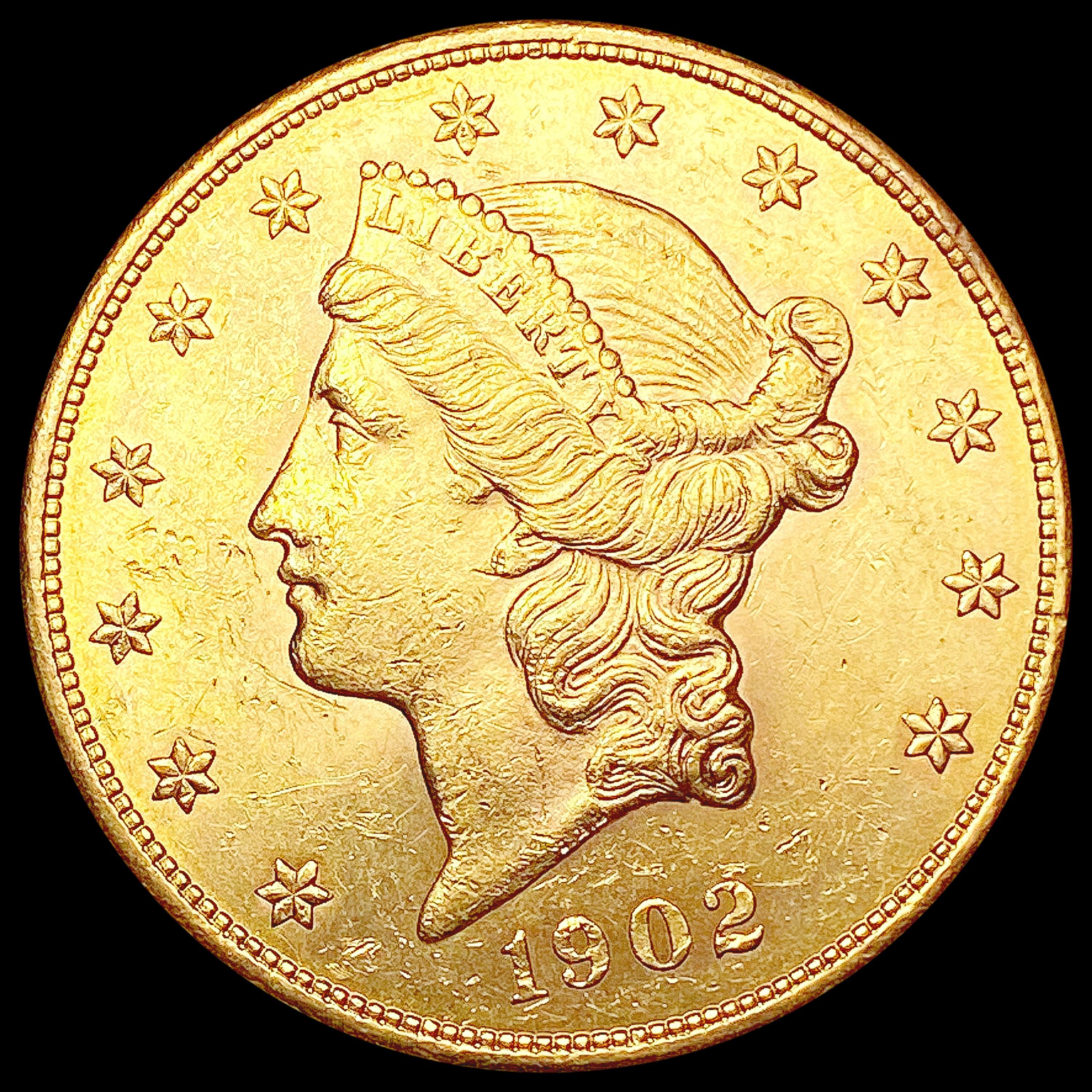 1902-S $20 Gold Double Eagle UNCIRCULATED