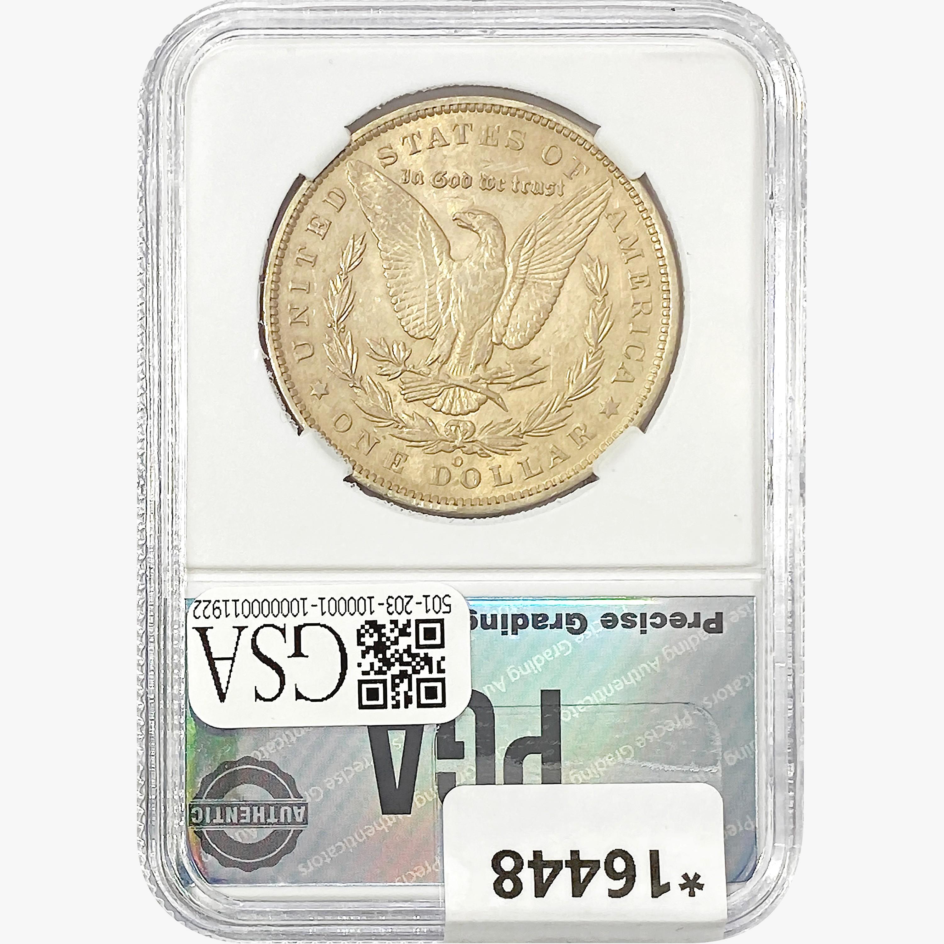 1886-O Morgan Silver Dollar PGA MS64+