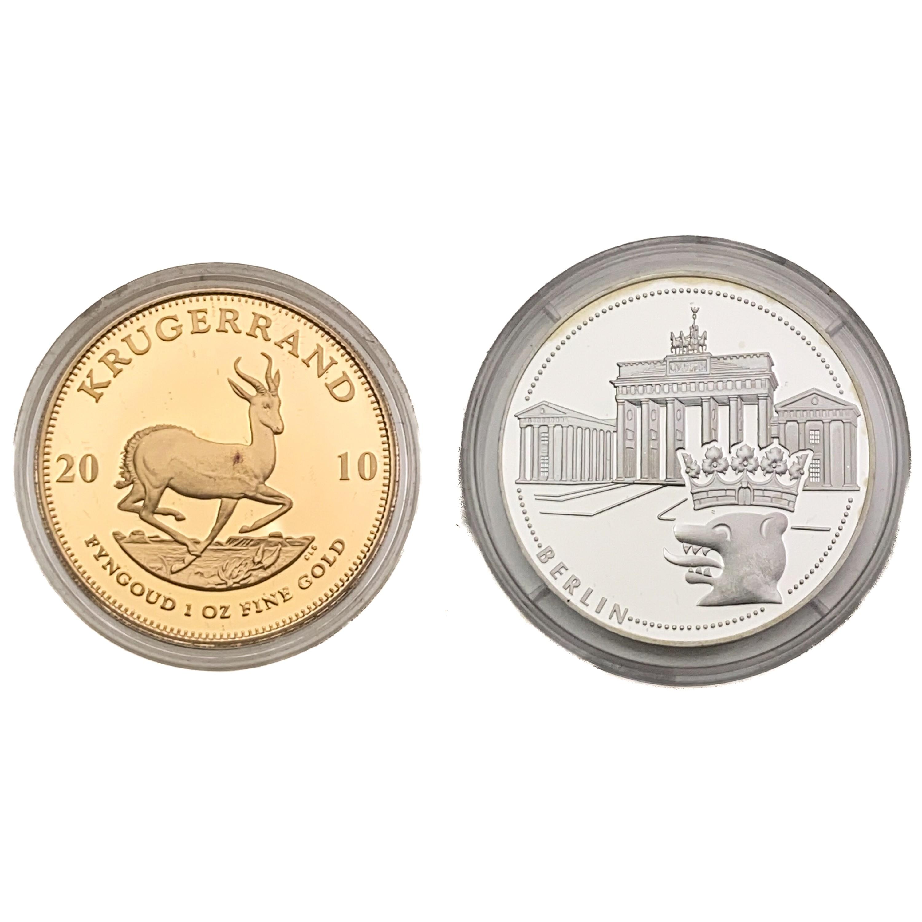2010 Berlin Krugerrand 1oz Gold and Silver Launch