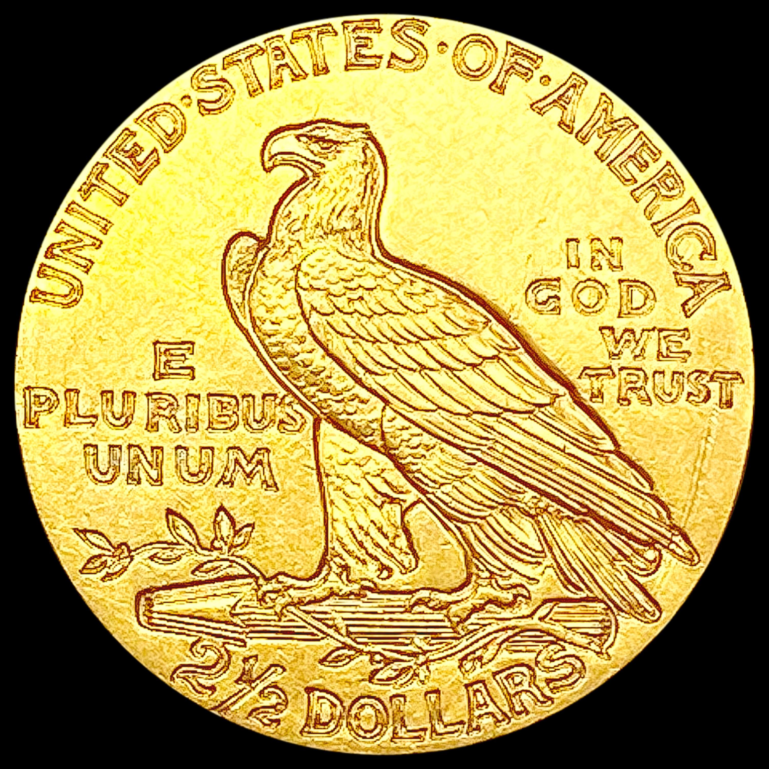 1913 $2.50 Gold Quarter Eagle CLOSELY UNCIRCULATED