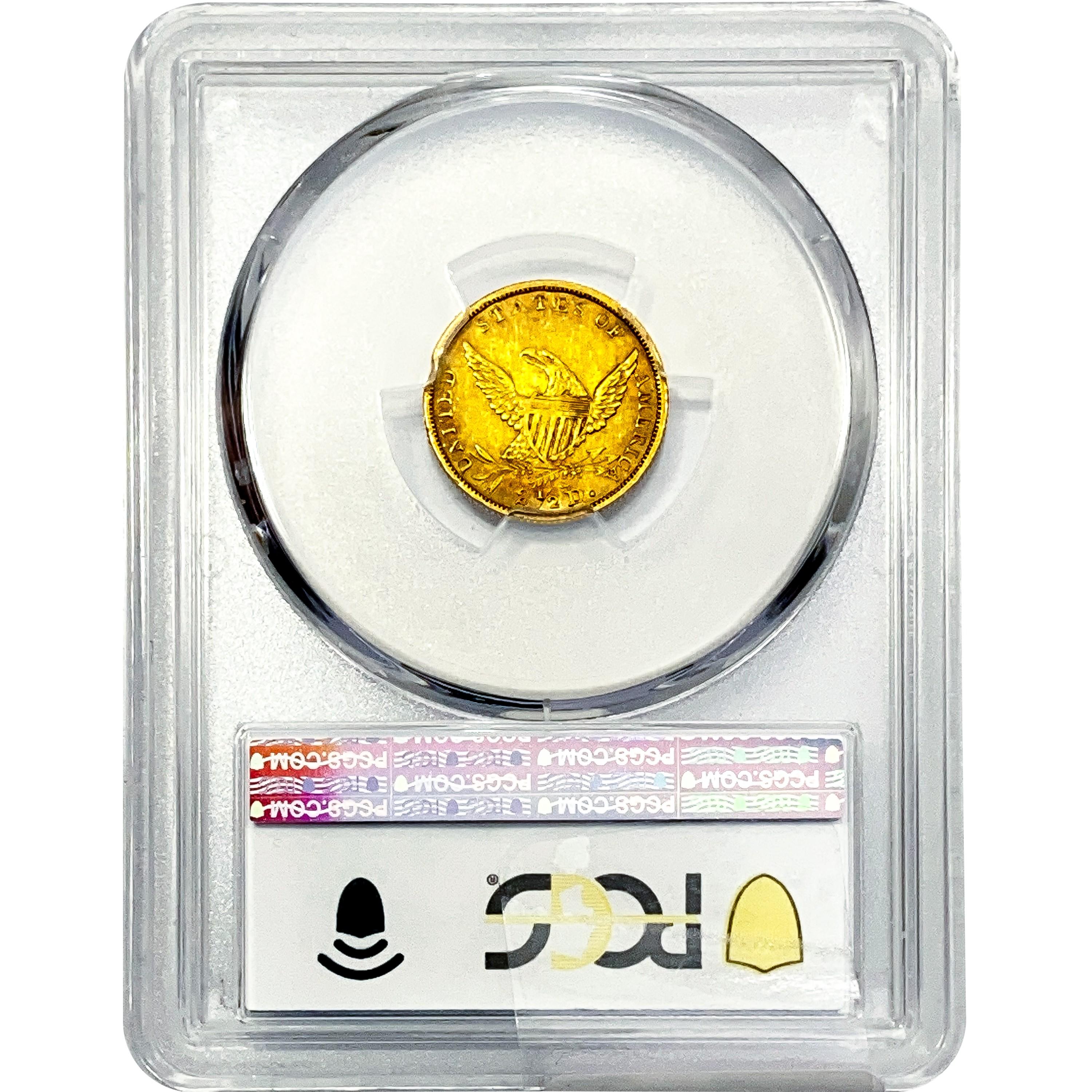 1836 $2.50 Gold Quarter Eagle PCGS XF45 Script 8