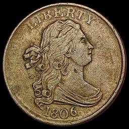 1806 Draped Bust Half Cent LIGHTLY CIRCULATED