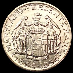 1934 Maryland Half Dollar UNCIRCULATED