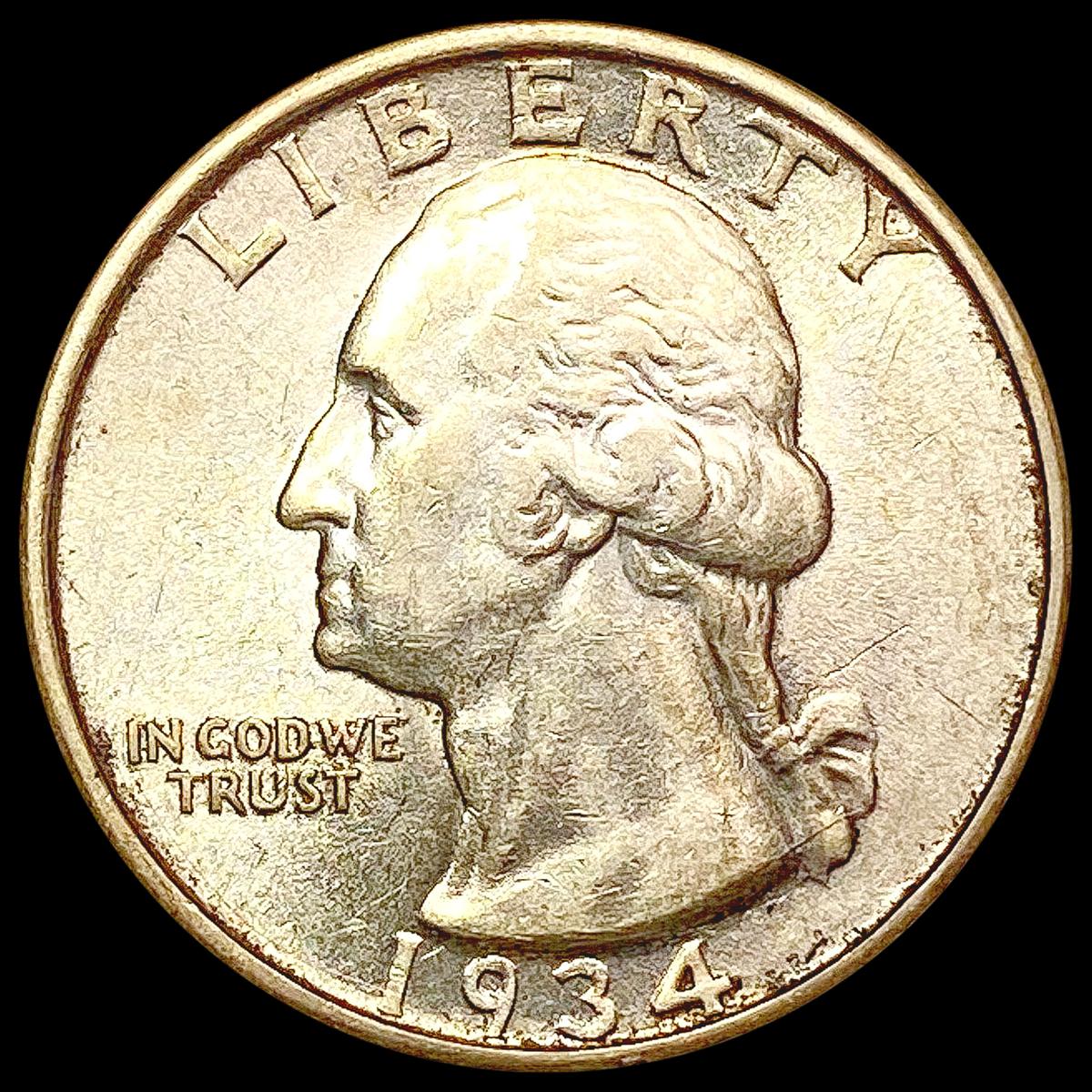 1934 Washington Silver Quarter UNCIRCULATED