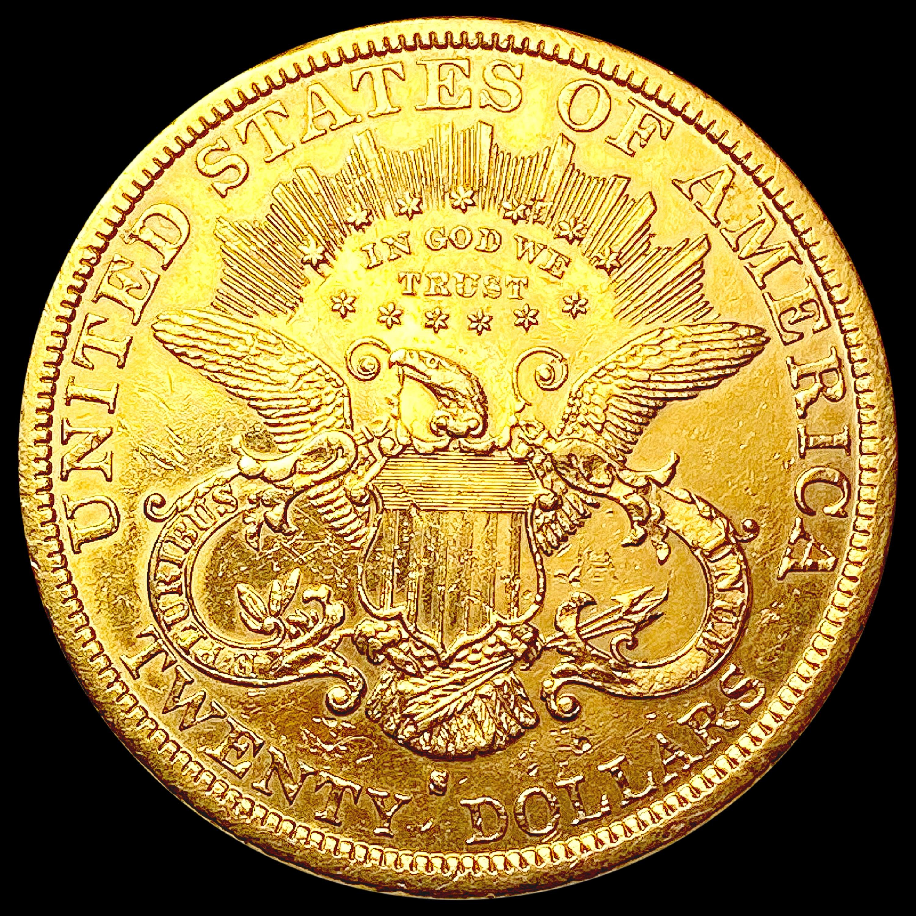 1877-S $20 Gold Double Eagle CLOSELY UNCIRCULATED