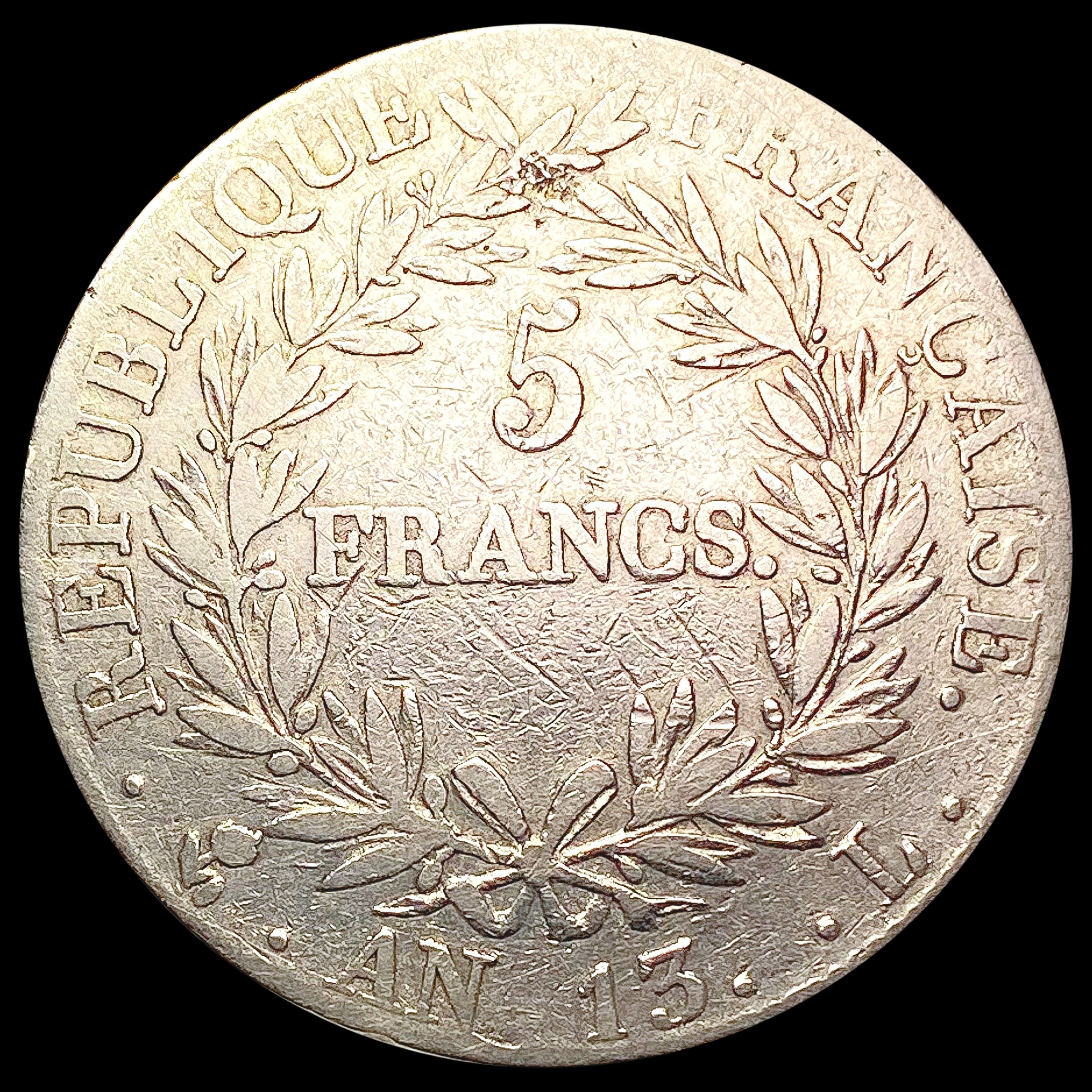 1811 France Silver 5 Francs LIGHTLY CIRCULATED