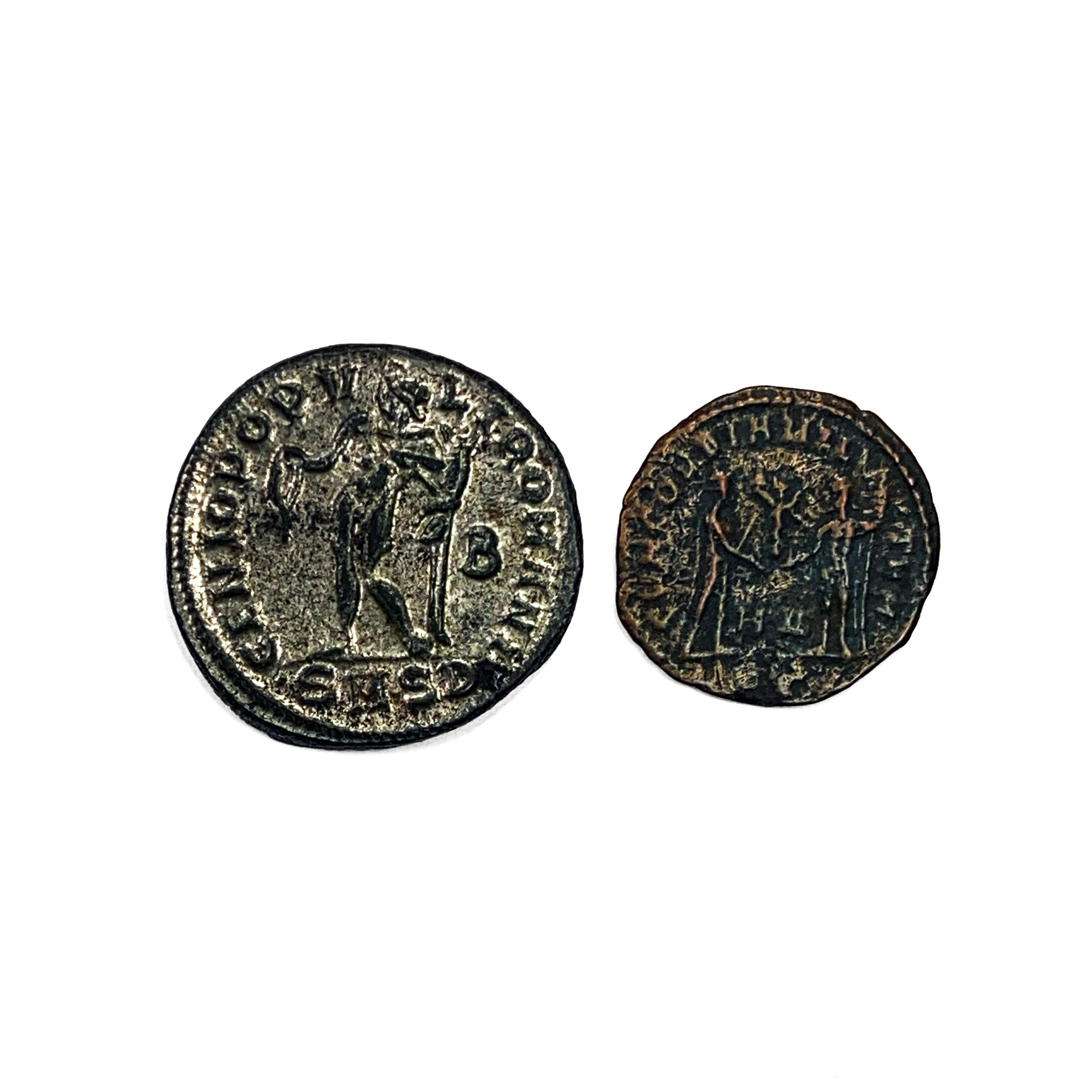 284-305 AD Ancient Roman Bronze Coinage [4 Coins]