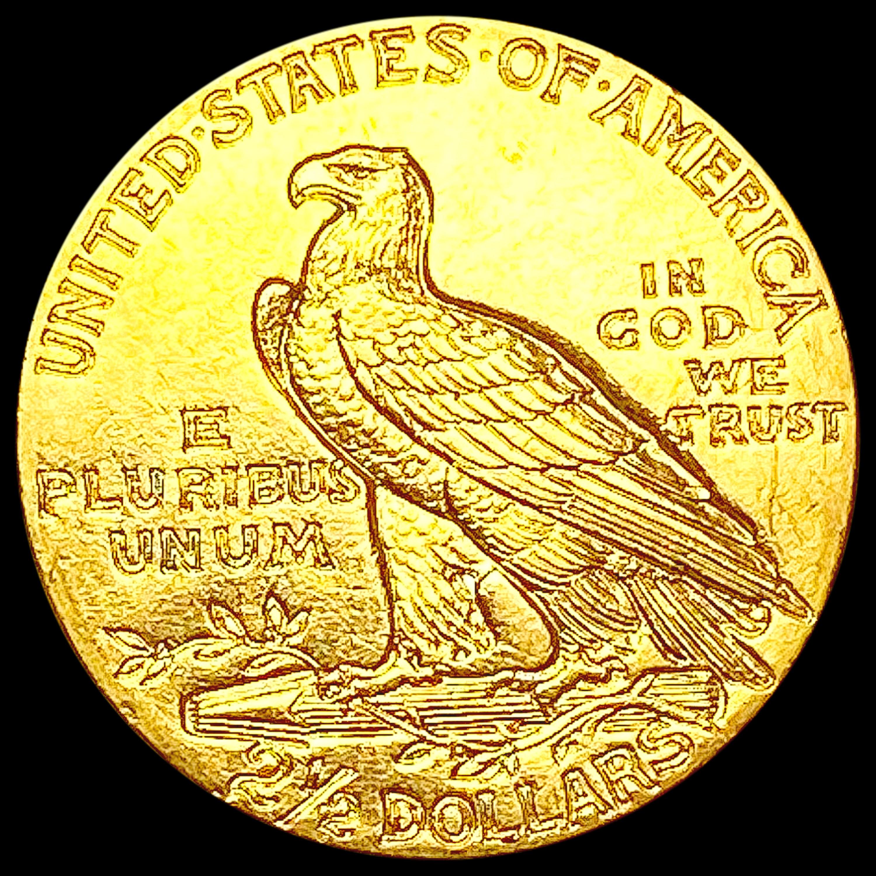 1914 $2.50 Gold Quarter Eagle CLOSELY UNCIRCULATED