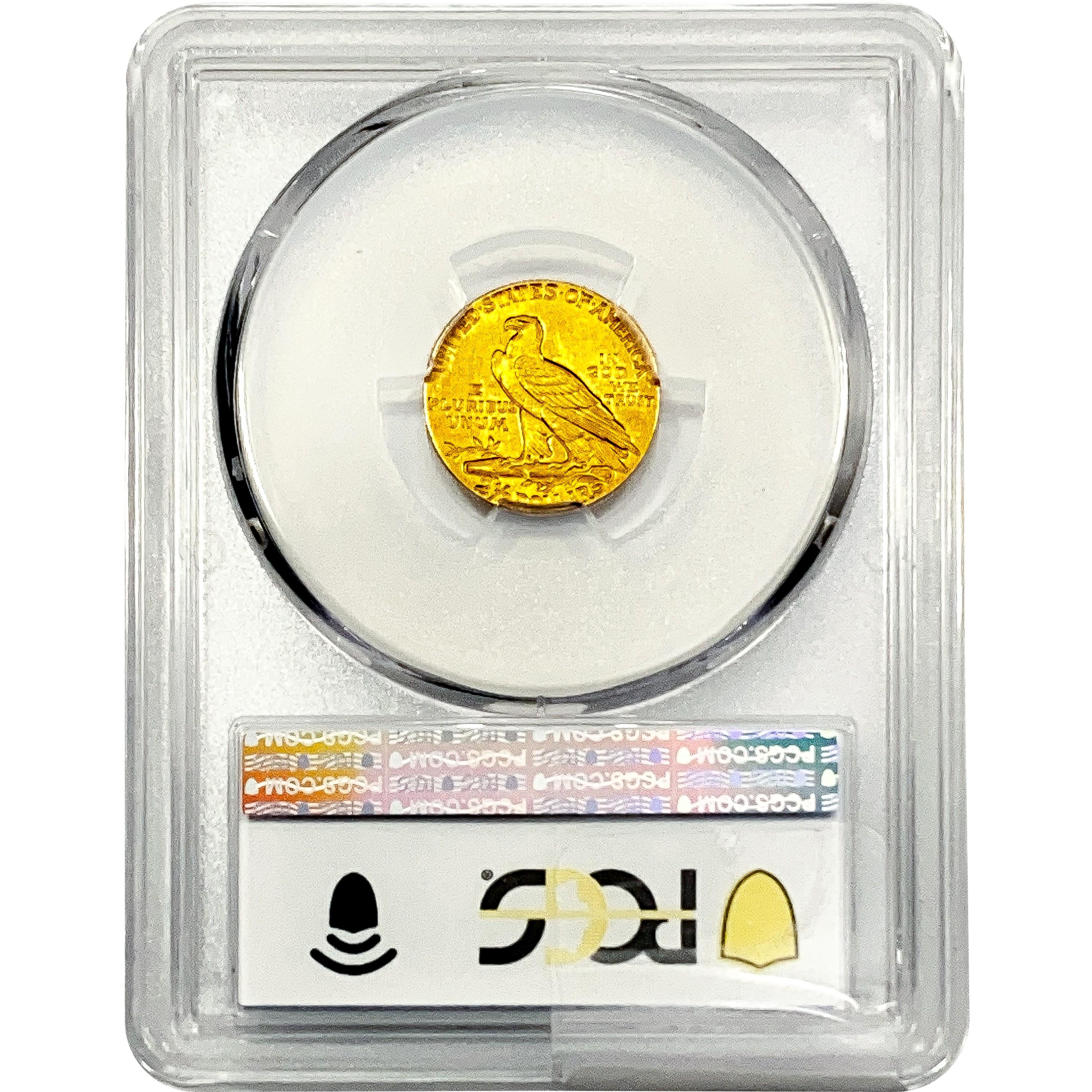 1911 $2.50 Gold Quarter Eagle PCGS MS63