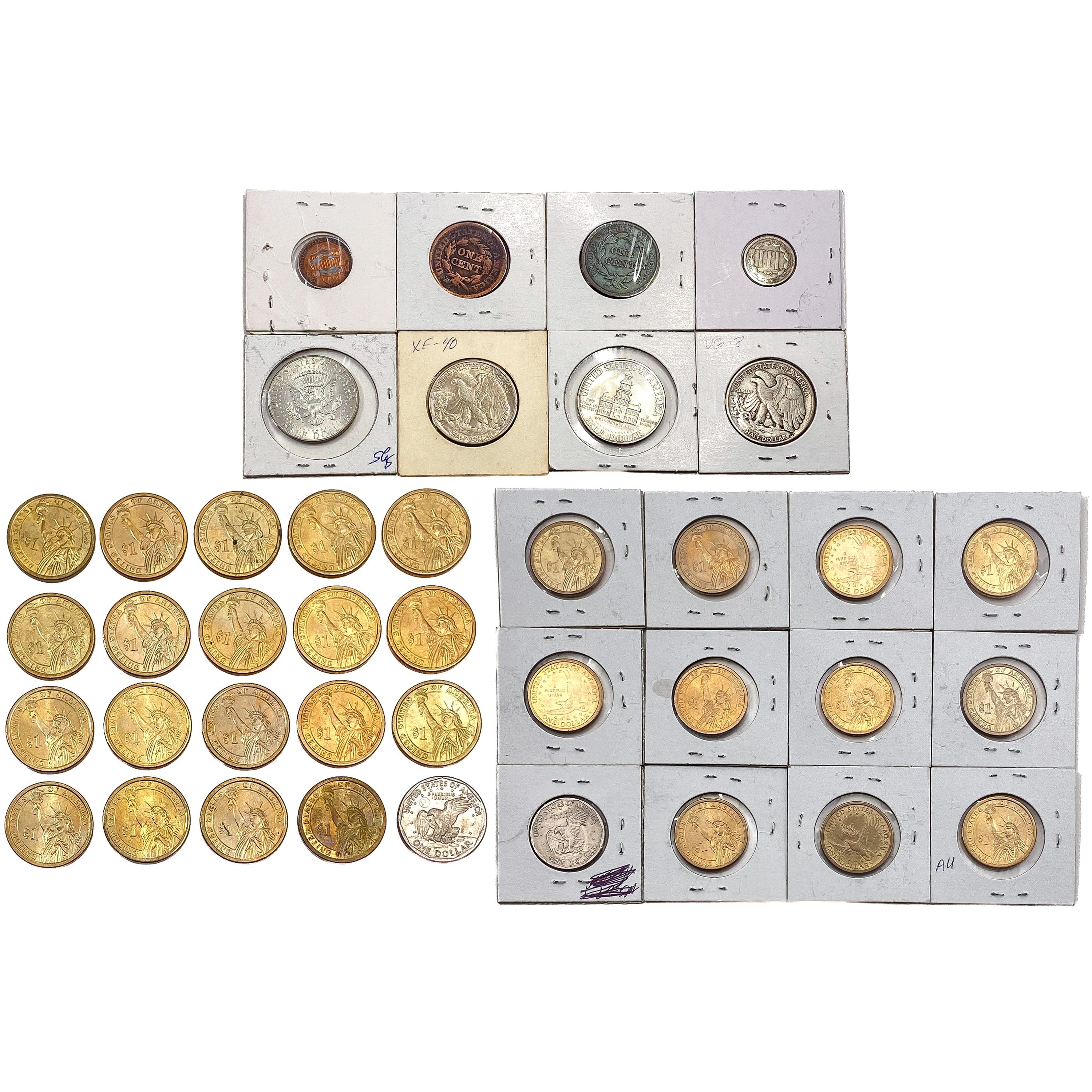 1840-1999 Large US Coinage Collection [400 Coins]