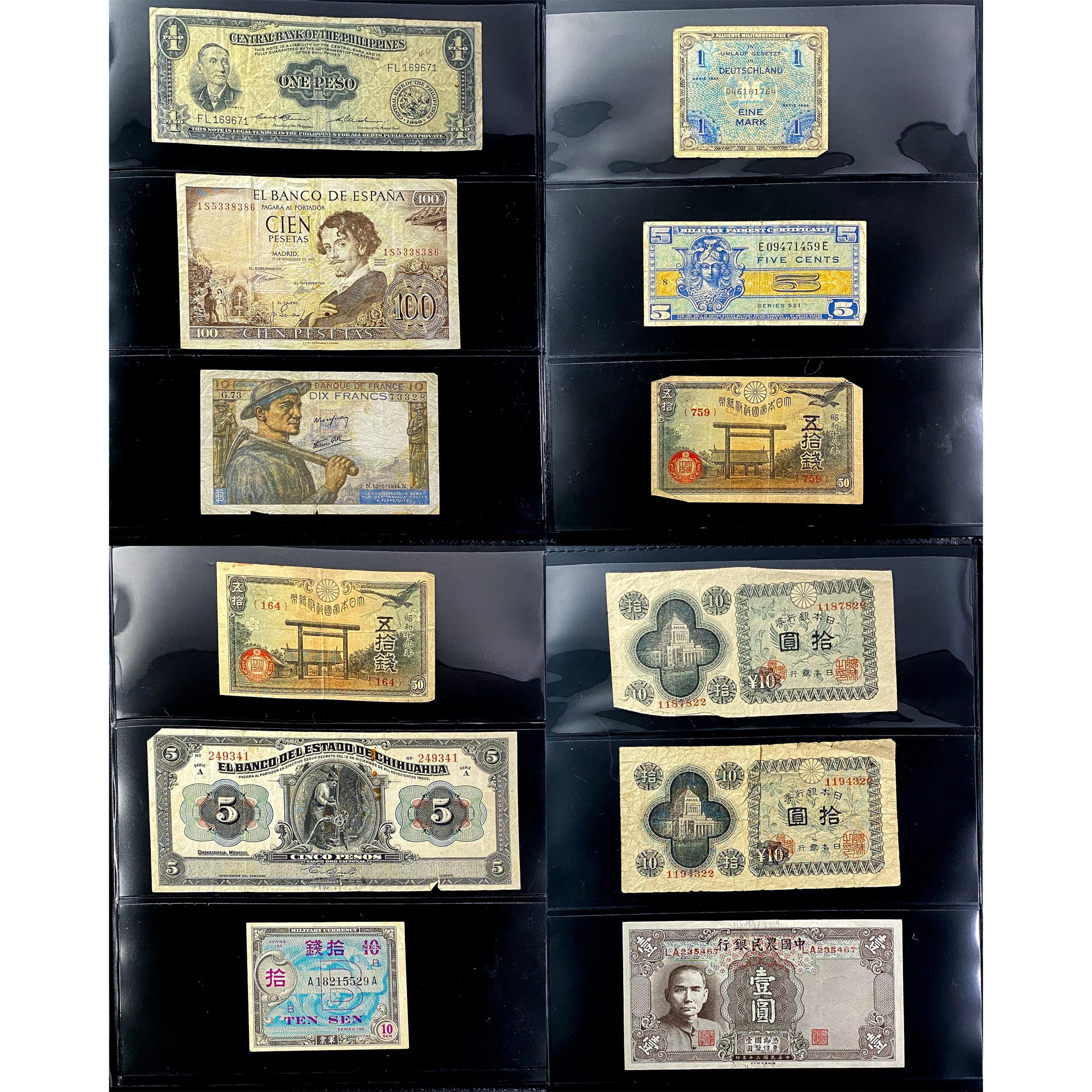 1865-1964 Foreign Currency Collection [43 Notes]