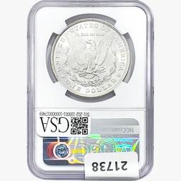 1879 Morgan Silver Dollar NGC MS62