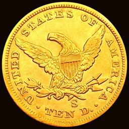 1861-S $10 Gold Eagle CHOICE AU