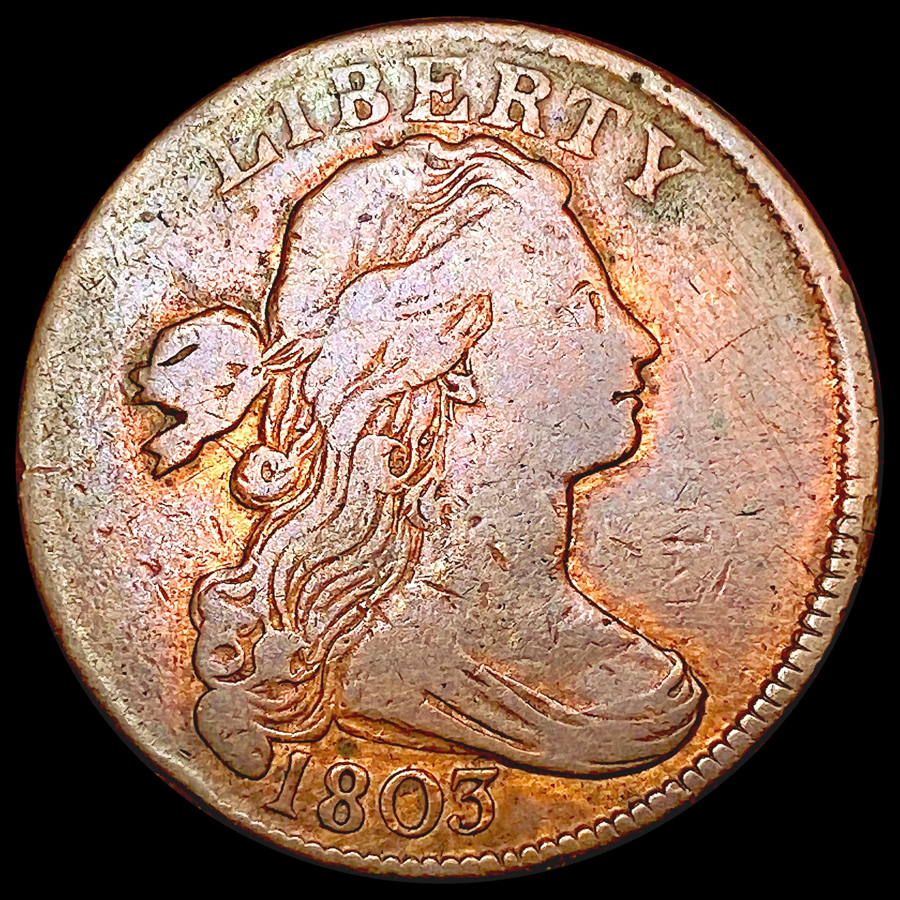 1803 Draped Bust Large Cent LIGHTLY CIRCULATED