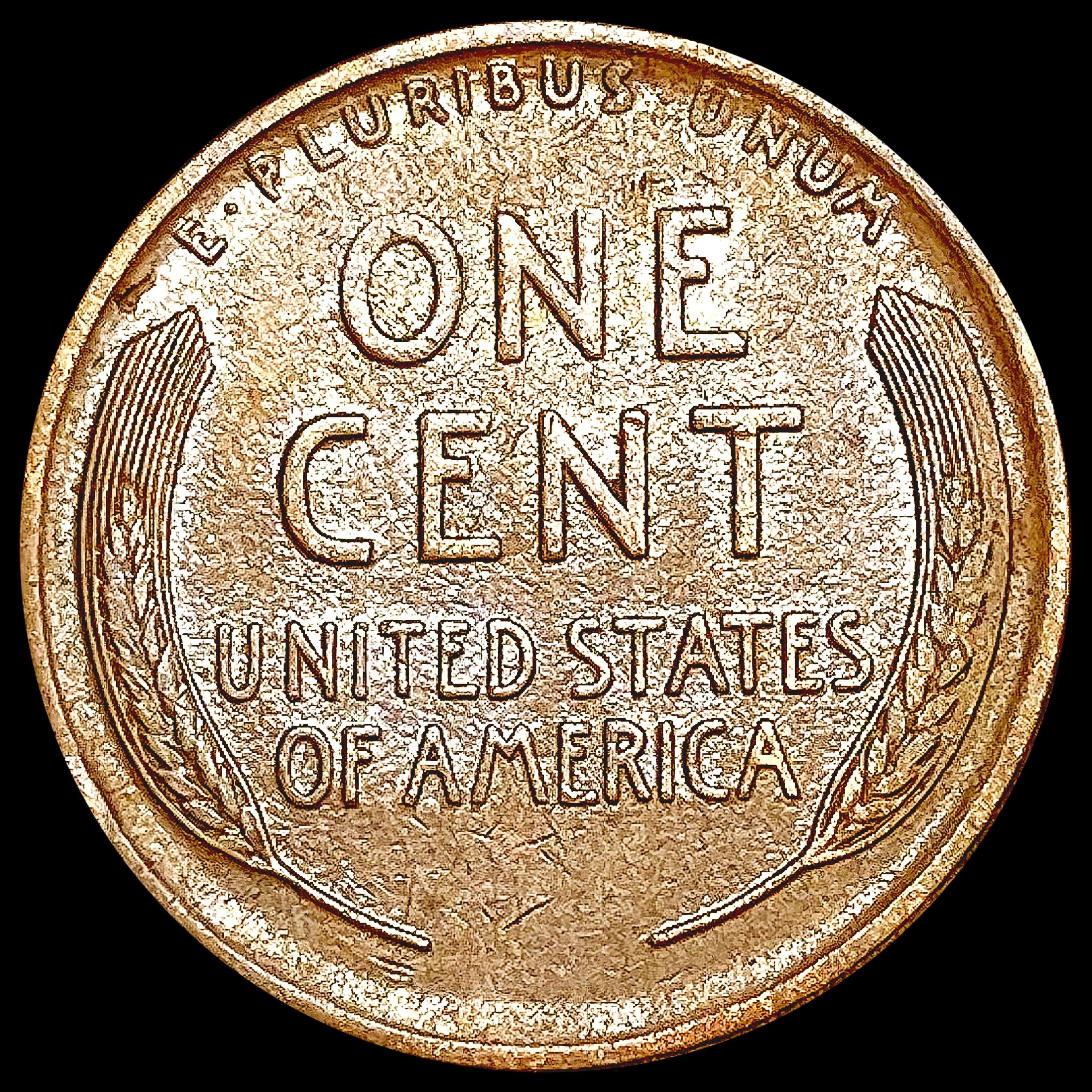 1913-S Wheat Cent CHOICE AU