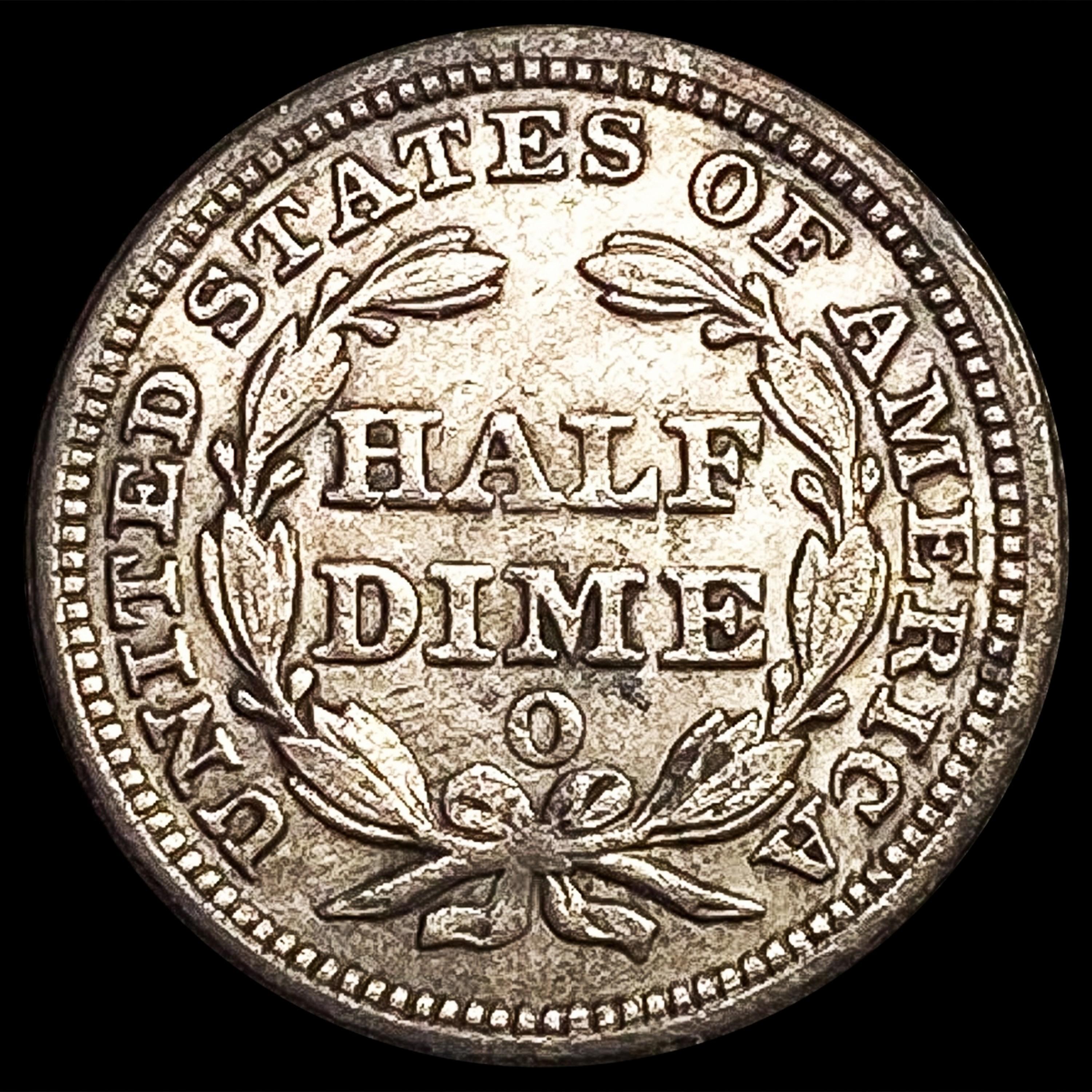 1851-O Seated Liberty Half Dime CLOSELY UNCIRCULAT