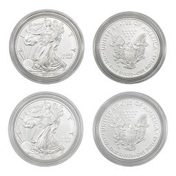 2017 US 1oz Silver Eagle Proof Coins [2 Coins]