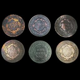 [6] US Large Cents [1816, [2] 1819, 1820, 1822, 18