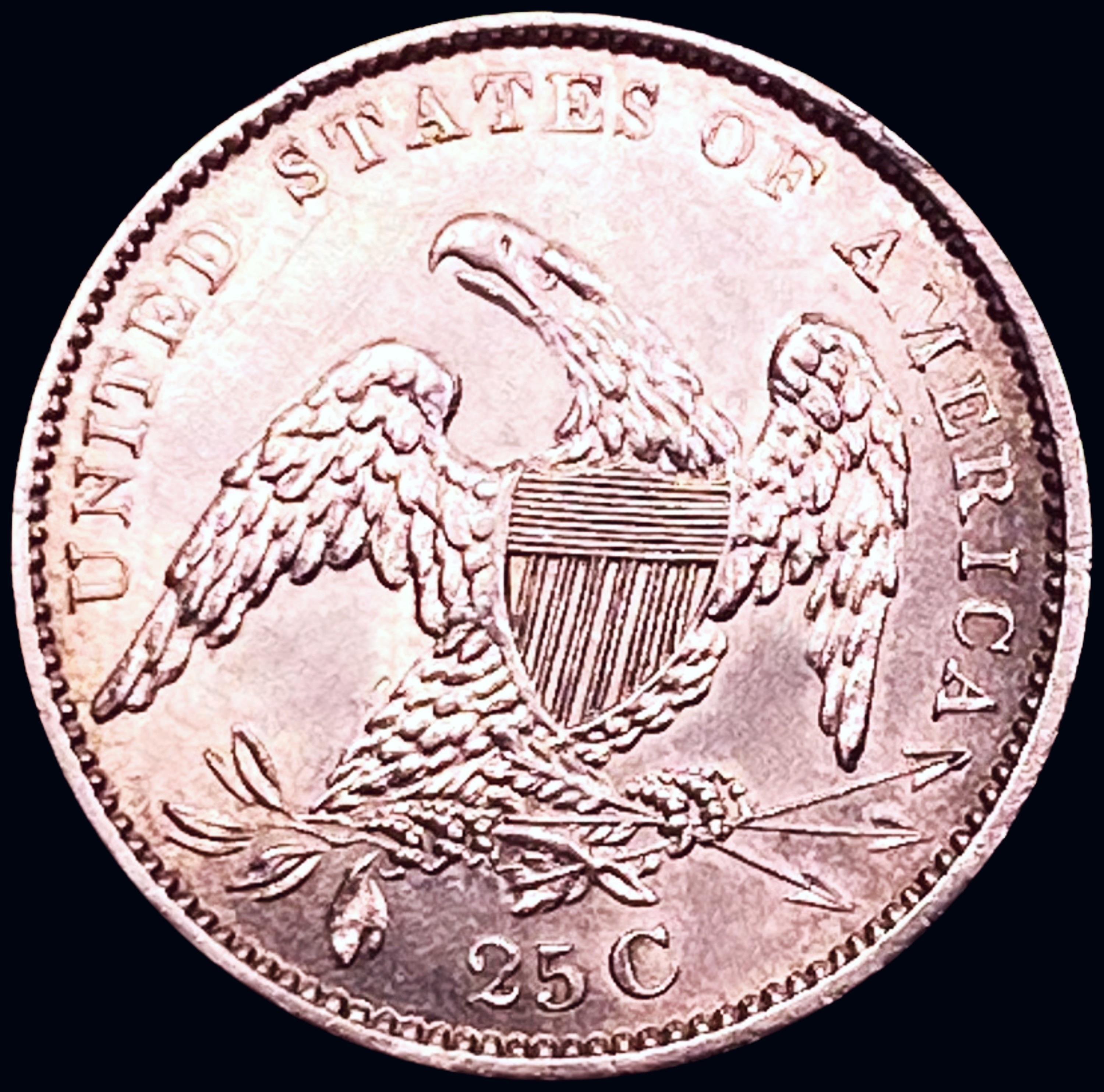 1834 Capped Bust Quarter CHOICE BU