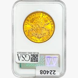 1895-S $20 Gold Double Eagle NGC MS61