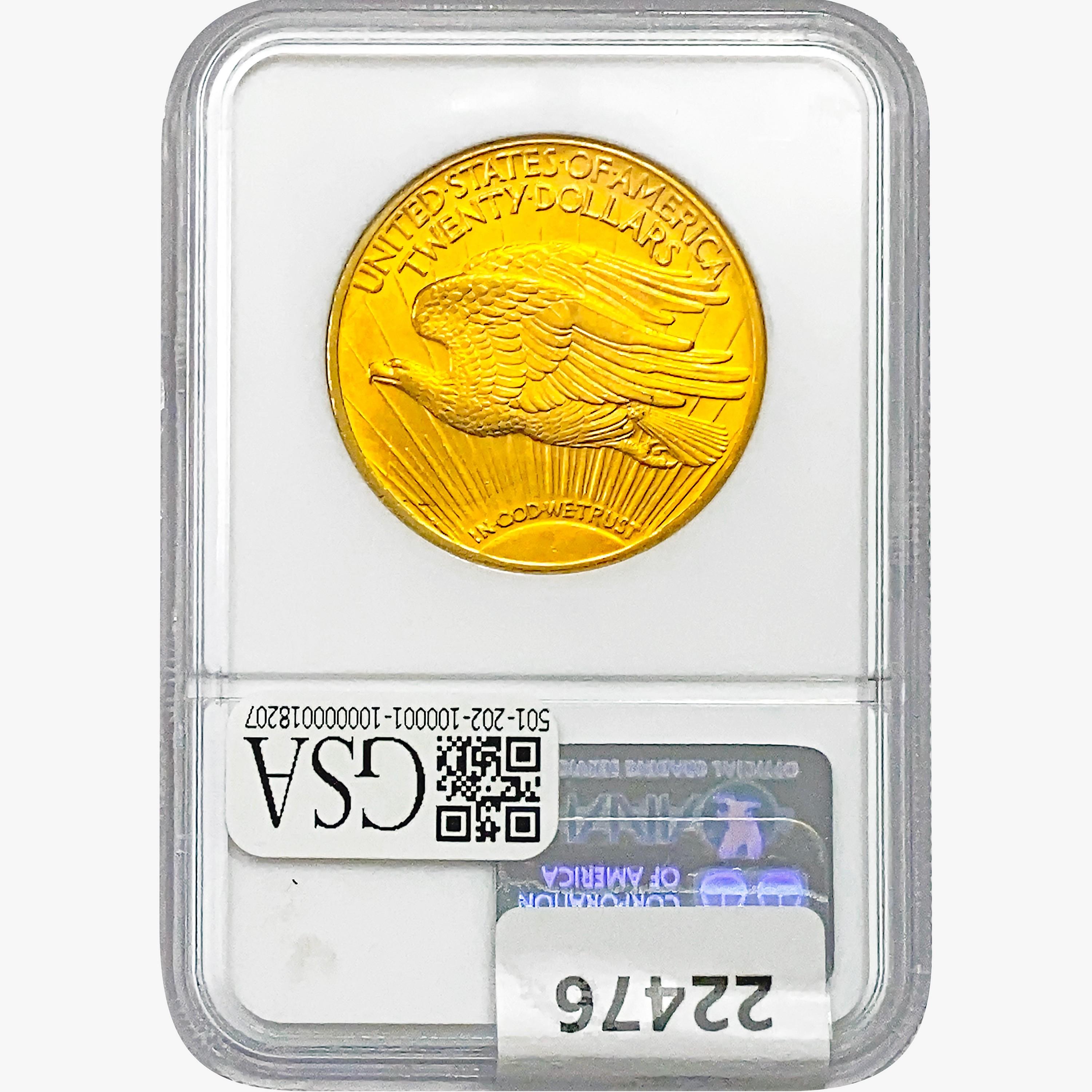 1924 $20 Gold Double Eagle NGC MS65