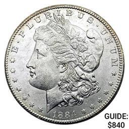 1884-CC Morgan Silver Dollar   UNC