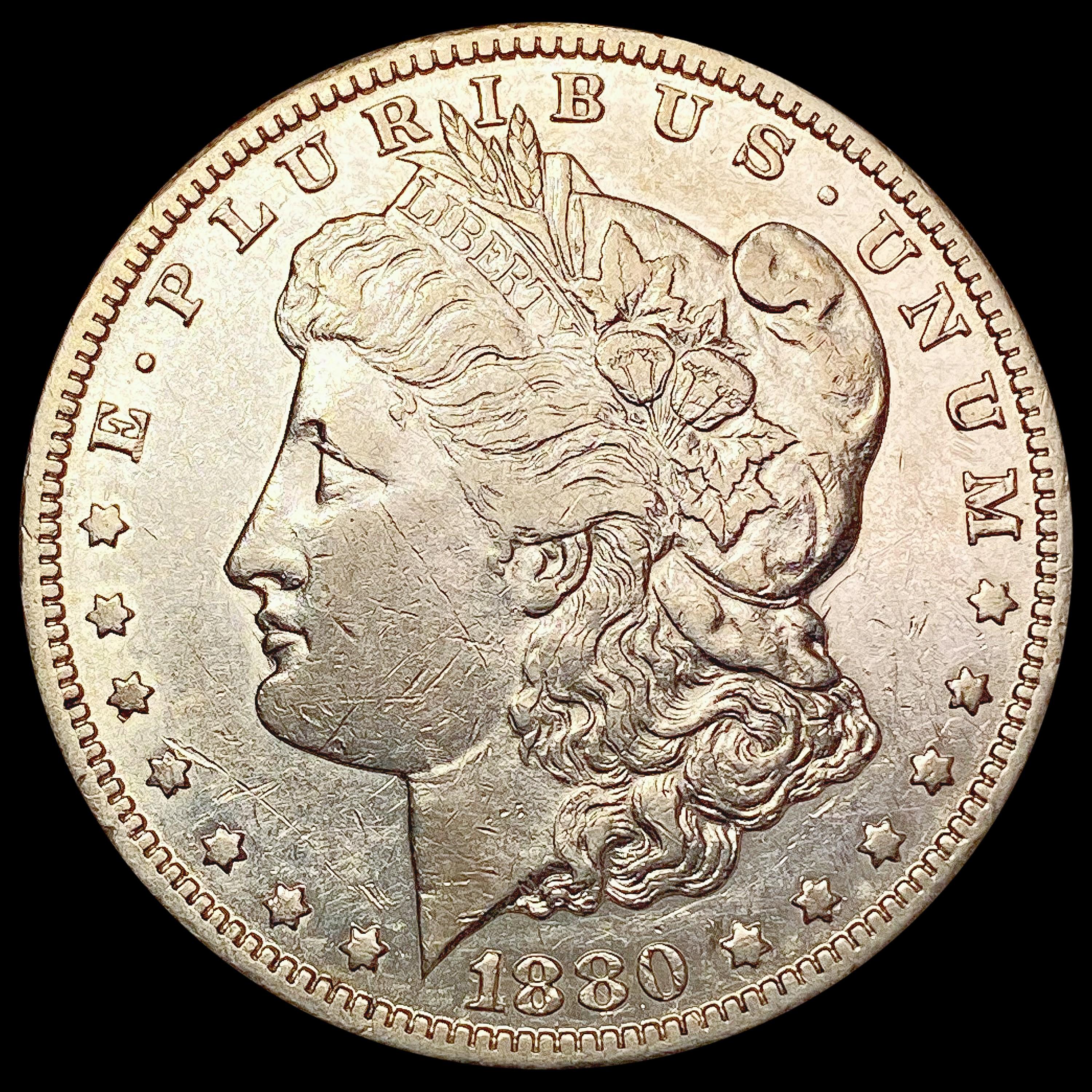 1880-CC Morgan Silver Dollar CLOSELY UNCIRCULATED