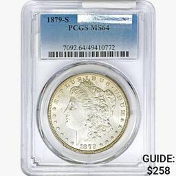 1879-S Morgan Silver Dollar PCGS MS64