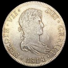 1814 Mexico Silve8 Reales NICELY CIRCULATED