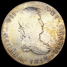 1813 Bolivia Silve8 Reales NICELY CIRCULATED