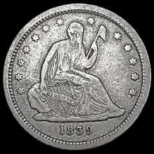 1839 Seated Liberty Quarter ABOUT UNCIRCULATED