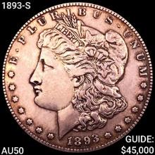 1893-S Morgan Silver Dollar CLOSELY UNCIRCULATED