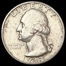 1932-S Washington Silver Quarter CLOSELY UNCIRCULA