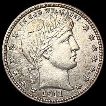 1911 Barber Quarter CLOSELY UNCIRCULATED