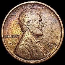 1909-S Wheat Cent NEARLY UNCIRCULATED