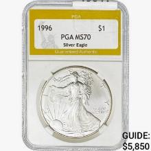 1996 Silver Eagle PGA MS70