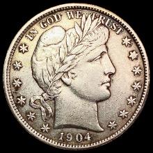 1904 Barber Half Dollar CLOSELY UNCIRCULATED