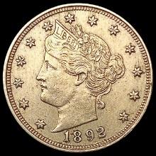 1892 Liberty Victory Nickel CLOSELY UNCIRCULATED