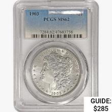 1903 Morgan Silver Dollar PCGS MS62