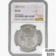 1897-O Morgan Silver Dollar NGC XF45