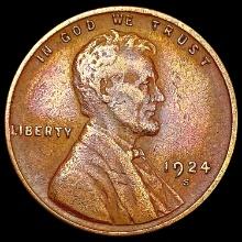 1924-S Wheat Cent CLOSELY UNCIRCULATED