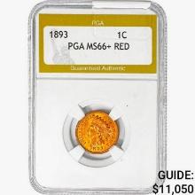 1893 Indian Head Cent PGA MS66+ RED