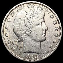 1915 Barber Half Dollar CLOSELY UNCIRCULATED