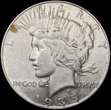 1935-S Silver Peace Dollar CLOSELY UNCIRCULATED