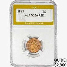 1893 Indian Head Cent PGA MS66 RED