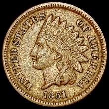1861 Indian Head Cent CLOSELY UNCIRCULATED