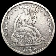 1844-O Seated Liberty Half Dollar NEARLY UNCIRCULA