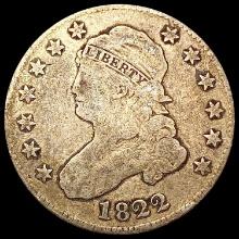 1822 Capped Bust Quarter NICELY CIRCULATED