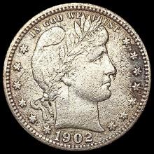 1902-S Barber Quarter CLOSELY UNCIRCULATED